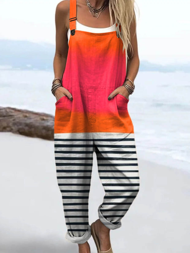 AMBER | STYLISH ABSTRACT PATTERN JUMPSUIT