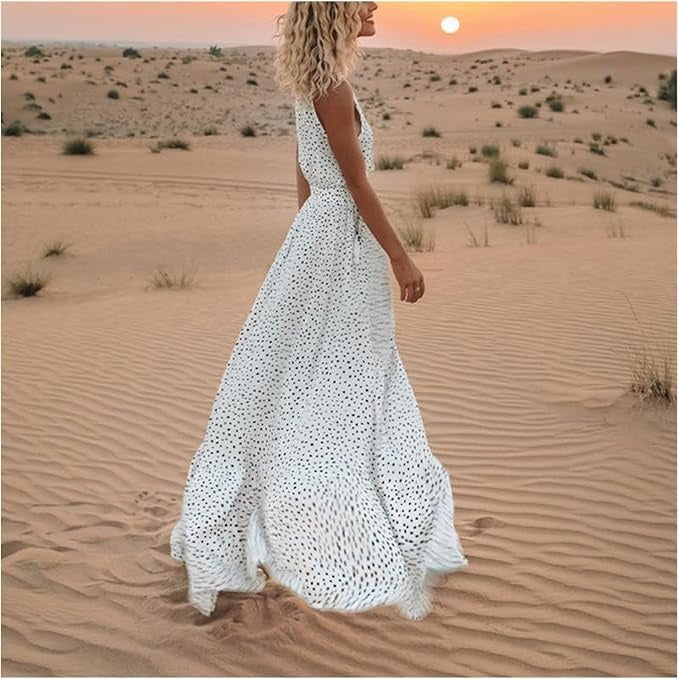 Kaeli™ - BOHO DOT DRESS WITH A FLOWY SILHOUETTE